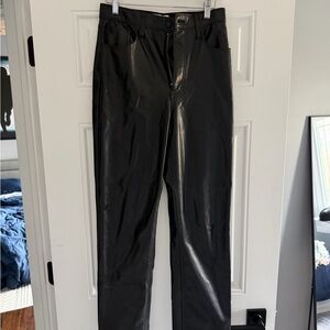 Black Leather Women’s Pants